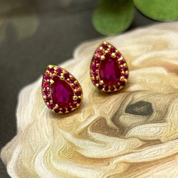 Kate Spade Light Up The Room Holiday Stud Earrings (Pink) NWT - Picture 4 of 15